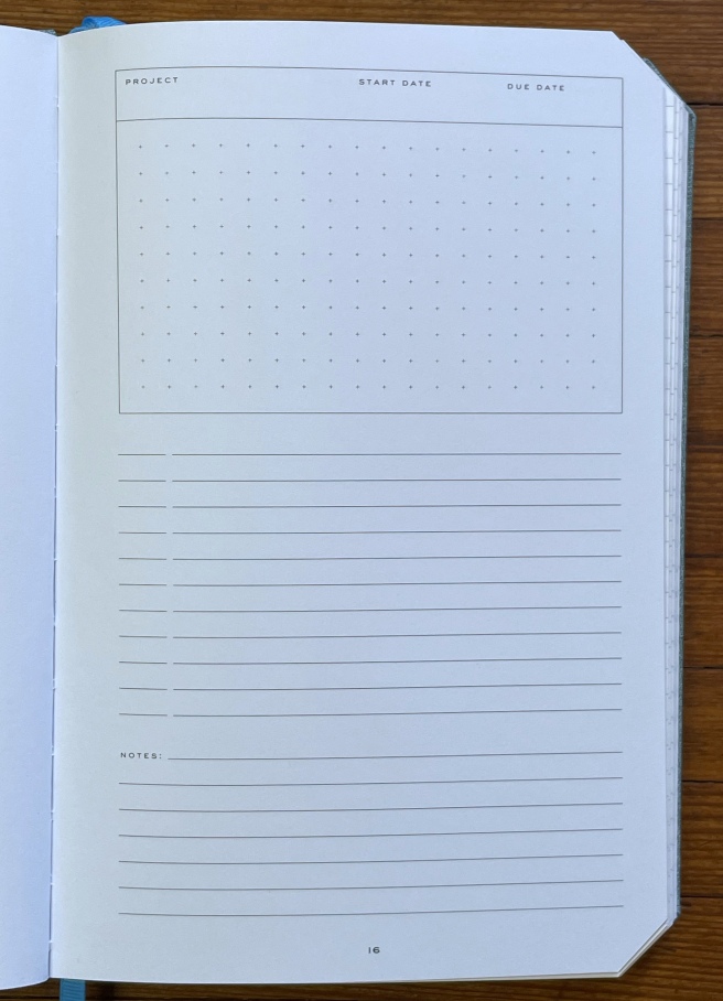 Go-To Notebook Planning Page
